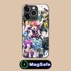 Custodia per Telefono Yozakura Family per iPhone 16 15 14 13 12 11 Pro Max Plus Mini MagSafe Vetro Stampa a Colori Cover Smartphone