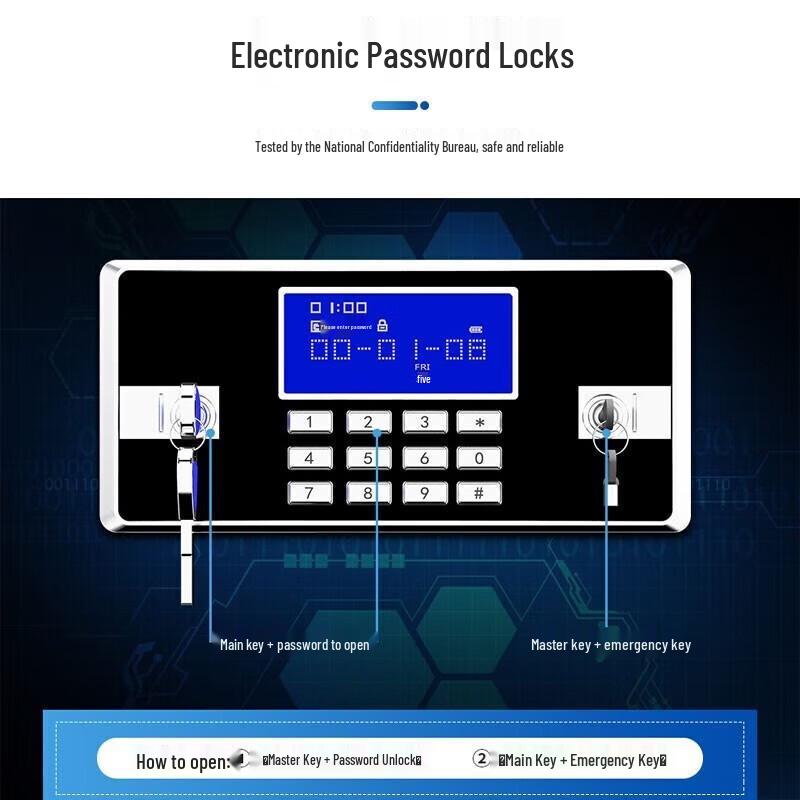 Steel Electronic Password File Cabinet