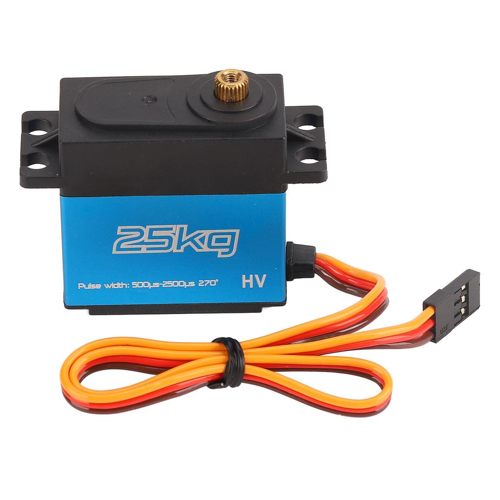 Metal Gear Servo 25KG Full Digital Waterproof 270 Degree Rotation with 25T Arm for CNC