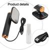 Portable Travel Steam Iron Mini Handheld Garment Steamer with 180 Degree Rotatable Head for Clothes Wrinkle Removal