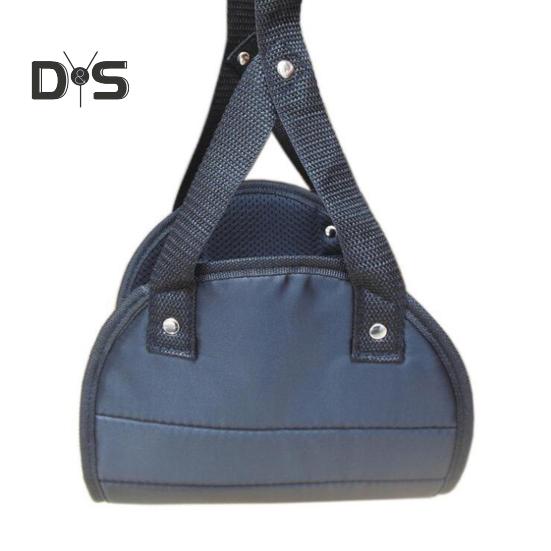 Fußhängematte für Flugzeuge, Länge verstellbar, breite Plattformbasis, Fußstütze, tragbare Hängematte zum Entspannen unter dem Schreibtisch für die Füße im Büro, Reiseutensilien