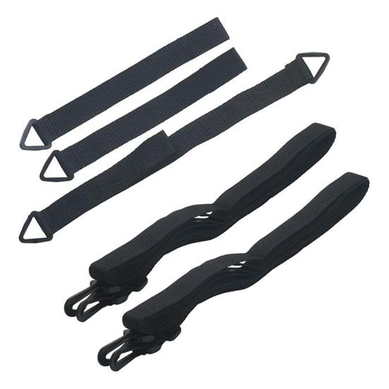 5 Stück Outdoor-Regenschirm-Befestigungsgurt, Garten-/Terrassen-/Marktschirm, Windschutzgürtel, verstellbar, freitragender Sonnenschirm, winddicht