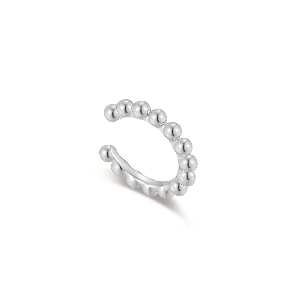 Silver Beads 925 Silver Ear Cuff E066-01H