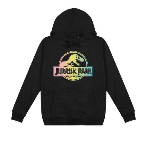 JURASSIC PARK Womens/Ladies Gradient Logo Hoodie