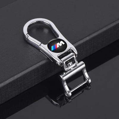Car Sticker Hot 2025 Simply Design Metal Alloy Car Keychain Key Ring For BMW M Emblem M3 M5 E36 E34 F10 E90 F30 E60 F30 E53 E30
