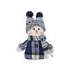 2024 New Christmas Decorations Blue Series Snowman Christmas Doll Gift Craft Home Decor 2024 Happy New Year