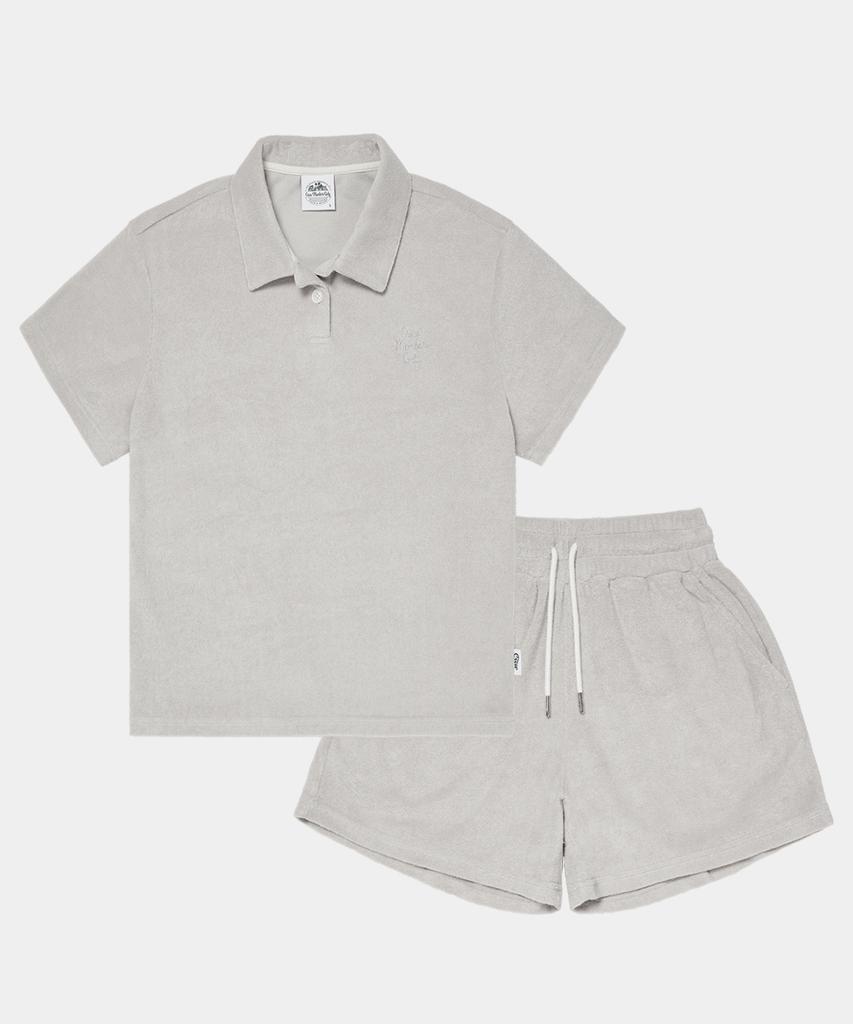 CREW MEMBERS ONLY (W)Allday Terry Set Up Gray