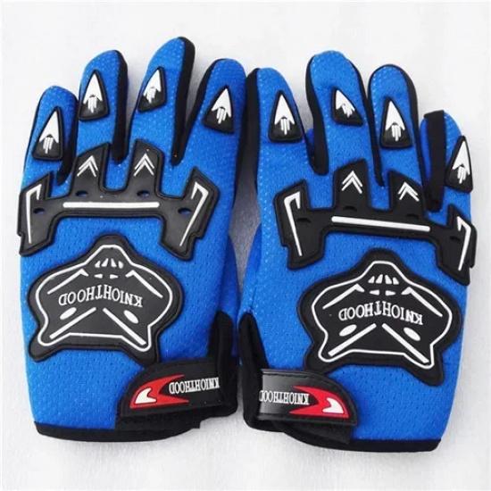 

TDPRO Full Finger Motorcycle Gloves Child Luvas Motocross Luvas Motorbike Guantes Kids Racing Moto Gloves M синий