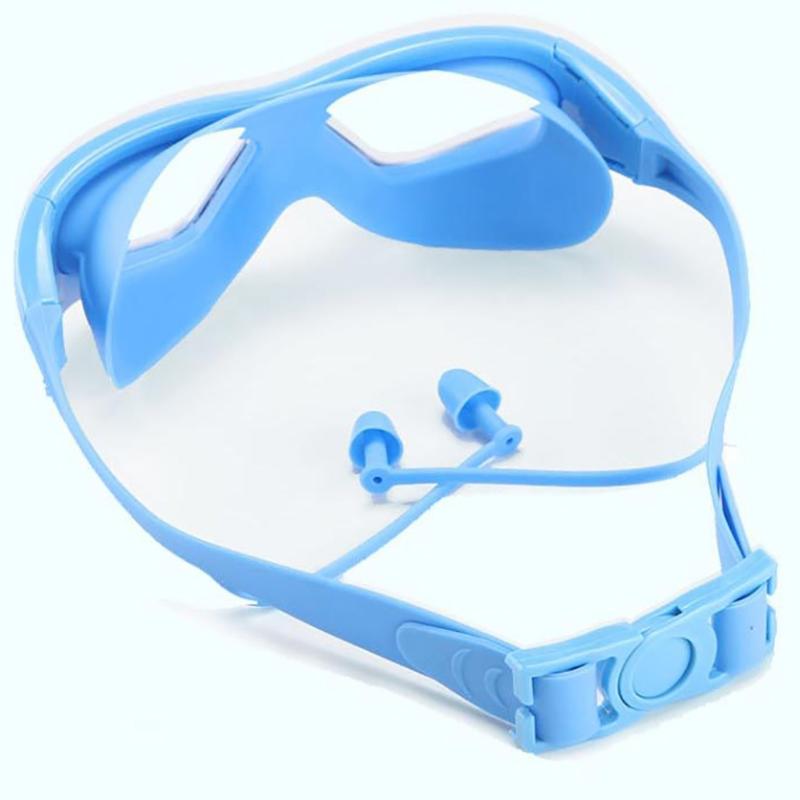 Hochauflösende Kinder-Schwimmbrillen für Jungen und Mädchen, Antibeschlag-Schwimmbrillen, Brillen mit großem Rahmen, Bequeme Silik