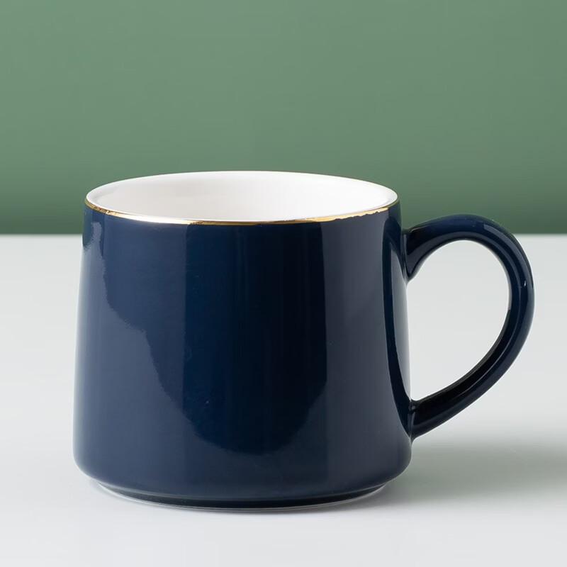Nordic Style Gold-Trim Ceramic Mug