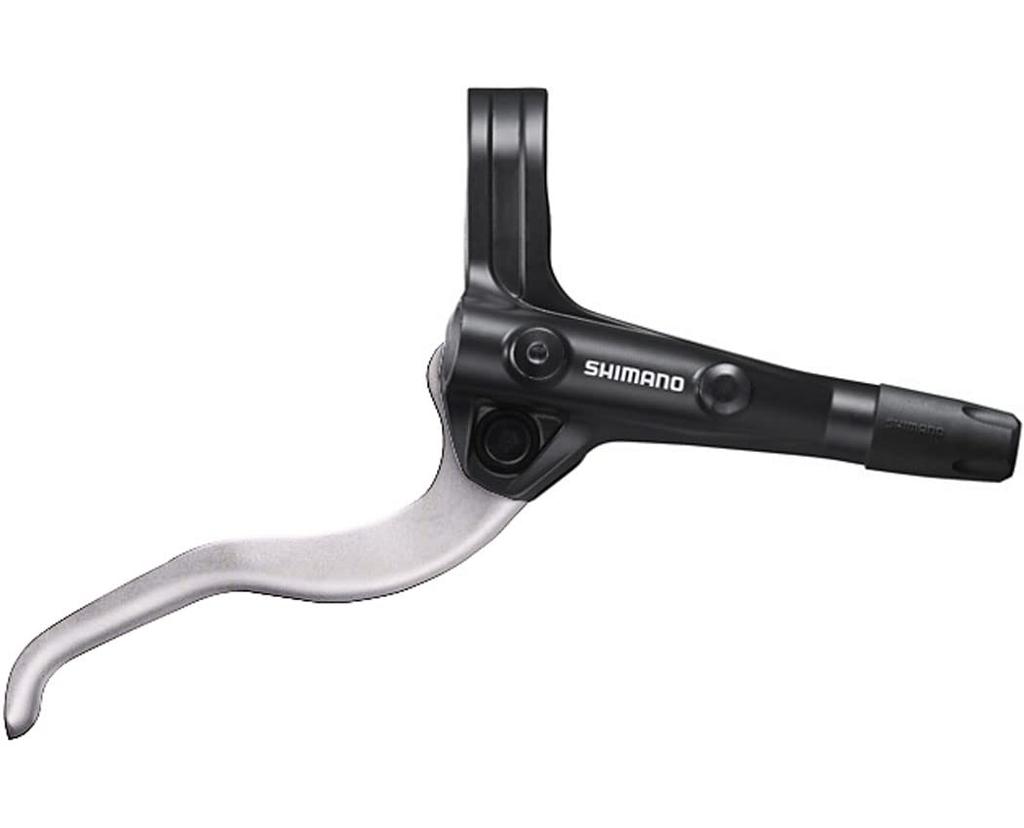 SHIMANO Brake Lever Black Right Lever Only 2 Finger Hydraulic EBLMT401RL BL-MT401 (Silver Lever)
