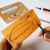 KINOWA "Airship" Wood Collage Original DIY Kit Vehicle Made In Japan