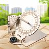 Sundial Model Solar Clock Scientific Model Sundial Desktop Decoration Geography And Time Children's Puzzle Teaching Tool