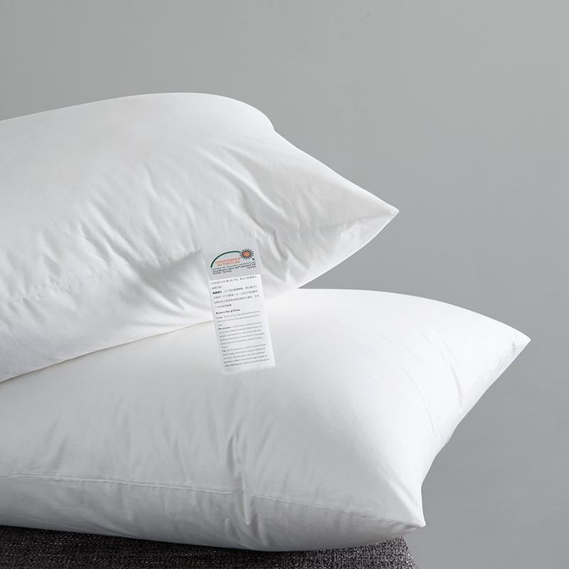 Deluxe Hotel-Quality White Fiber Pillow for Home & Dormitories