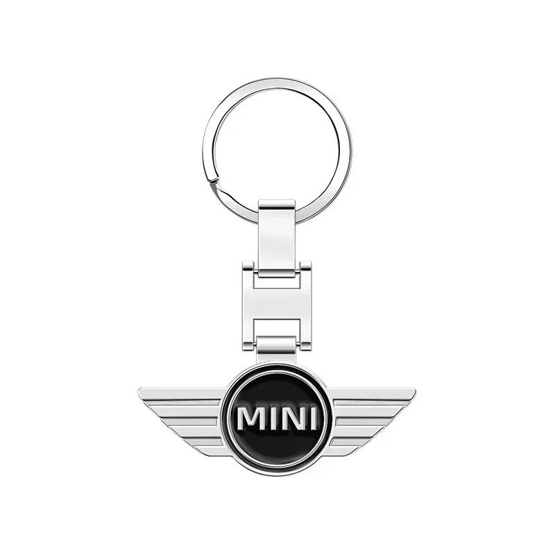 BKSN4 1pcs Metal Car Styling Keychain Keyring Key Chain For BMW Mini Cooper One S JCW R53 R55 R56 R60 F55 F56 Countryman Accessories