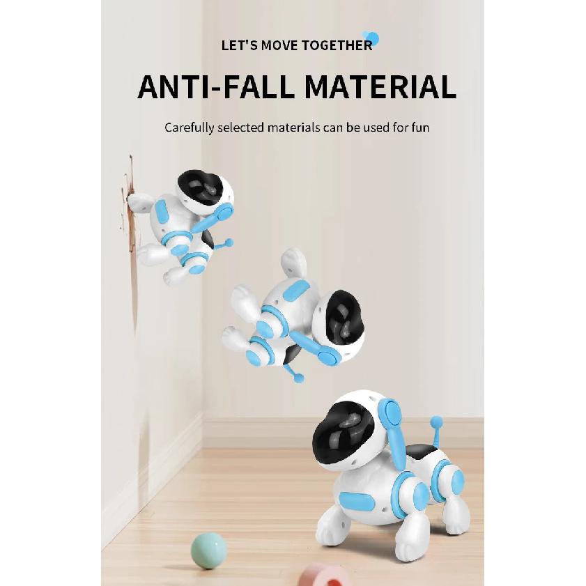 Robot Electronic Dog Robot Dog Stunt Walking Dancing Toy Intelligent Touch Remote Control Electric Pet for Children's Toys