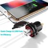 Qc3.0 Qualcomm Fast Charging Portable Multifunctional Easy To Install 12-24v Voltage Vehicles Car Interior Universal Durable