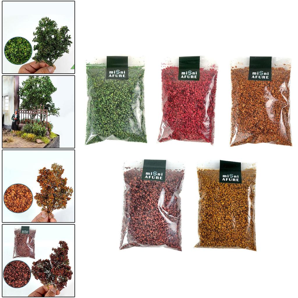 Micro Landscape Leaves 50ml Ground Cover Scene Accessories Leaf for Garden Model Train Sand Table Dioramas Layout