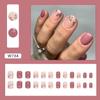French Fake Nails Flowers Nail Tips Fashion False Nails  for Salon
