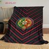 Royal Heraldry Ornate Design Blanket Camping Trip Soft and Comfortable Outdoor Plush Blanket Bedroom Air Conditioning Blanket