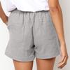 Women's Plus Size Casual Drawstring Waist Shorts with Pockets Lightweight Soft Fabric Relaxed Fit Summer Bottoms