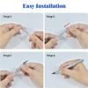 10pcs/set Car Wrapping Tools Kit Vinyl Scraper Cutter Film Squeegee Vinyl Spatulas Plastic Wrap Tools Window Tinting Tools