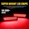 2X LED Side Marker Light Rear Red Fit 2010-13 Ford Transit Connect 9T1Z-15A201-D
