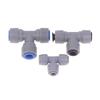 Plastic Tee Quick Connect Pipe Hose Connector Push In Fitting 6.35/8/9.5Mm Tee Piece Beer Brewing Homebrew Parts