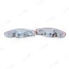 Car Rear Bumper Brake Lamp Tail Warming Reflector Fog Light No Bulb For Peugeot 4007 For Citroen C-crosser 2007 2008 2009-2012