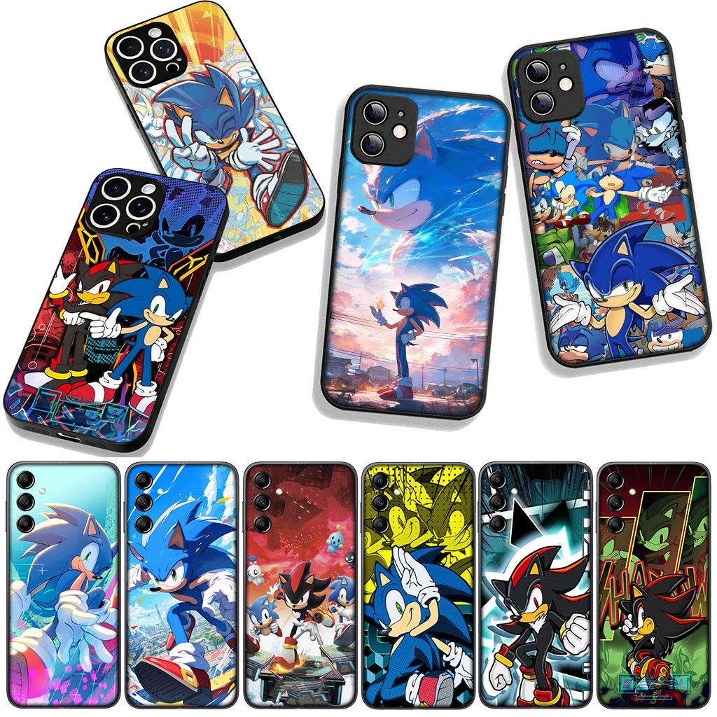 for Samsung Galaxy A36 A17 A26 A07 A35 A54 A53 A13 A33 A34 S8 S9 S20 S21 FE S10 Plus Case S-Sonics Movie S-Shadows Hedgehog