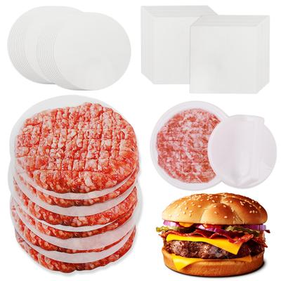 100PCS jednorazový papier na oddeľovanie burgerových placiek
