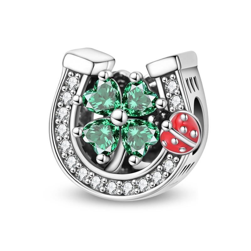 925 Silver Green Series Longing For The Tree Of Free Life Charms Beads For Women Fit Bracelet DIY Jewelry Gift
