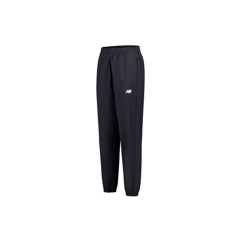New Balance Pantalones de Chándal de Punto para Hombre Negros AMP41510-BK