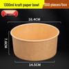 Disposable Kraft Paper Food Bowls