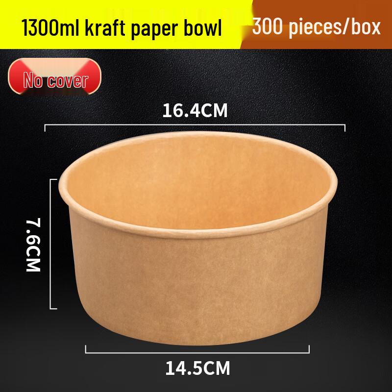 Disposable Kraft Paper Food Bowls