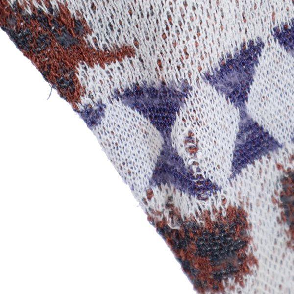 Santa Fe Linen Blend Overall Handle Long Sleeve Knit Lightweight Sweater Men's Used