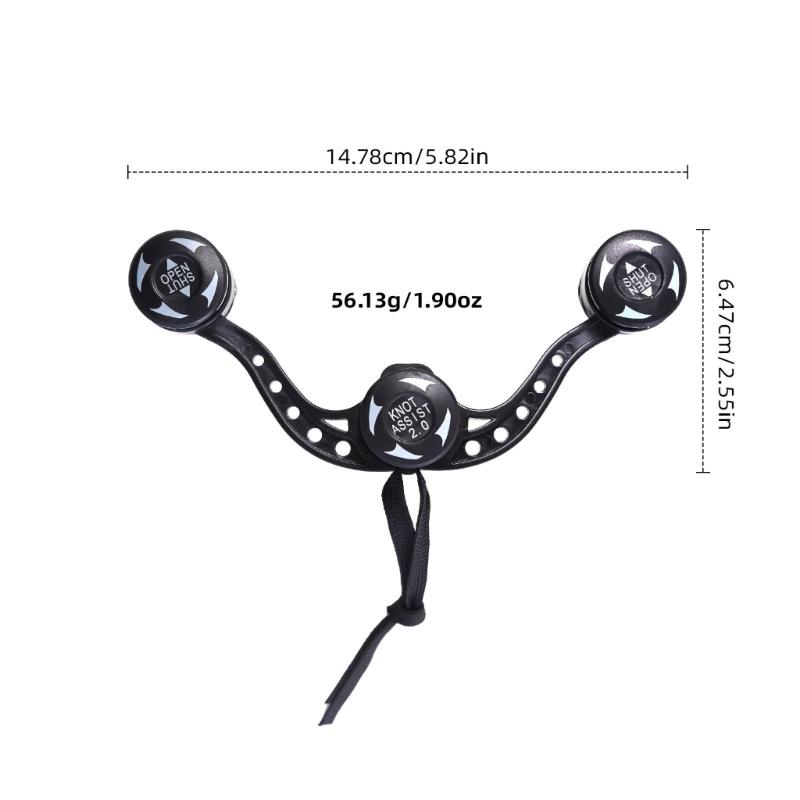 Fishing Knot Tying Tool Compacts Fishing Line winders Knotter Assist Connector Quick Wire Binding Device Easy to Use