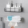 Corner Shower Caddy, Bathroom, Kitchen, Laundry Room, Organisers and Storage, Rustproof Metal, Wall-Mounted, Shower Organiser