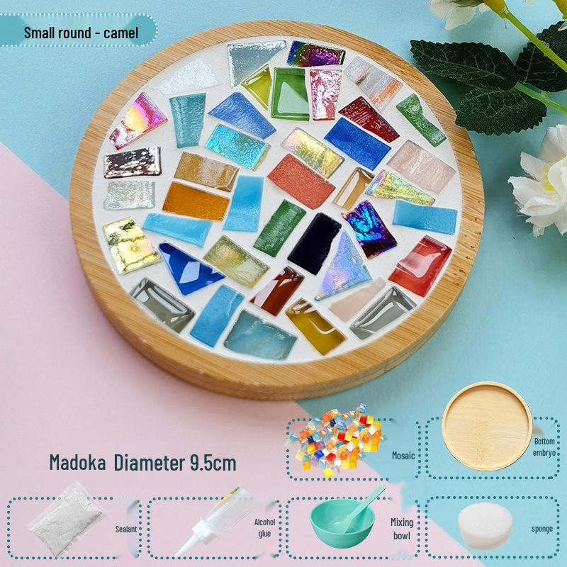 Handmade Mosaic Coaster DIY Kit for Students – Perfect for Mother's Day & Kindergarten Activities