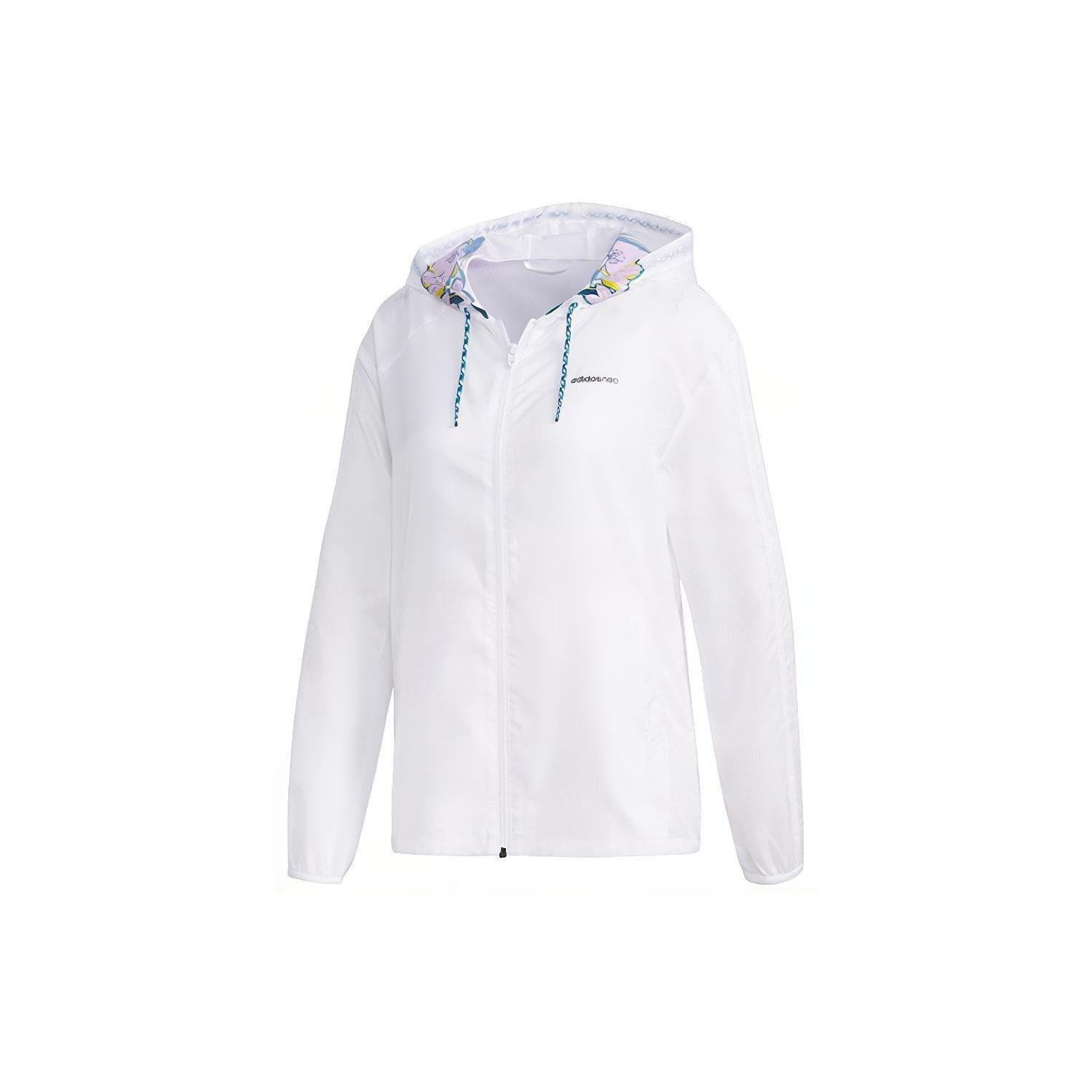 (WMNS) adidas neo Casual Sports Jacket White Women s EJ7090 XL