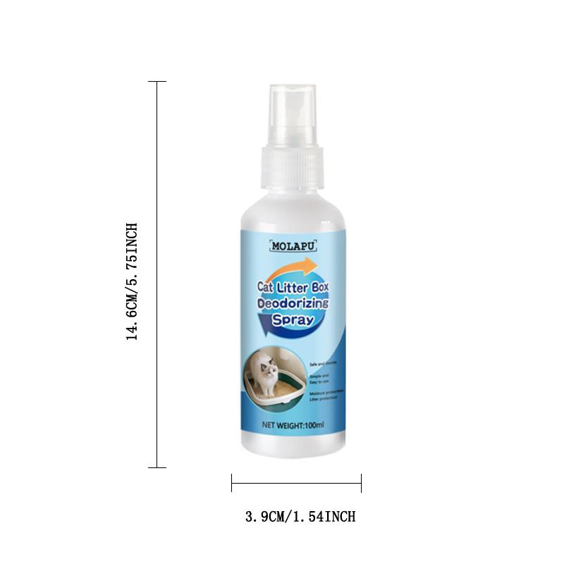 

Pet Toilet Deodorizing Spray | Fast-Acting Deodorizer for Pet Toilets, Soft Furniture, Trash Cans, Diaper Pails, and Car Seats, Eliminates