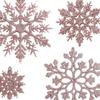 36 Pcs Christmas Snowflake Ornaments, Tree Decorations, Hanging Ornaments for Birthday,