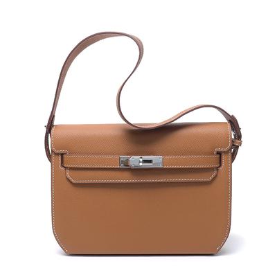Spring Palm Pattern Cowhide Unisex Messenger Bag Women'S Fashion Shoulder Bag Envelope Bag