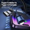 Toocki 4 in 1 Cable USB Type C to USB C / Lightning 60W 3A Fast Charging for Samsung Xiaomi Huawei Realme PD 27W Lightning Cabl