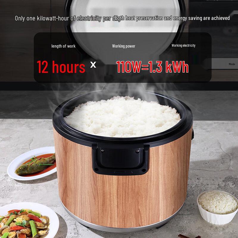 TRIANGLE Commercial 25L Stainless Steel Heated Insulated Food Warmer