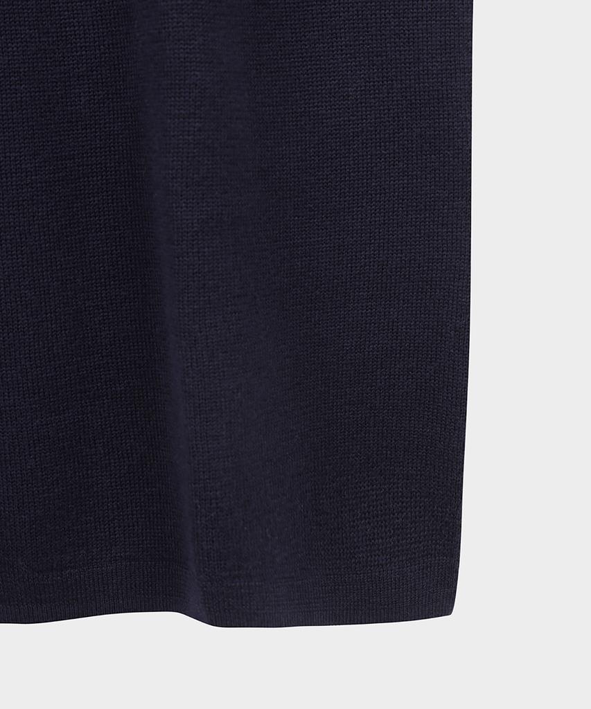 Brooks Brothers [Women'S] Wool Turtleneck Belted Sweater Dress (Navy) (Bbdzwm3731Qef)
