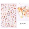 Thanksgiving Nail Decorations 6 Sheets with Maple Leaves and Pumpkins Self Adhesive Nail Art Stickers for Women