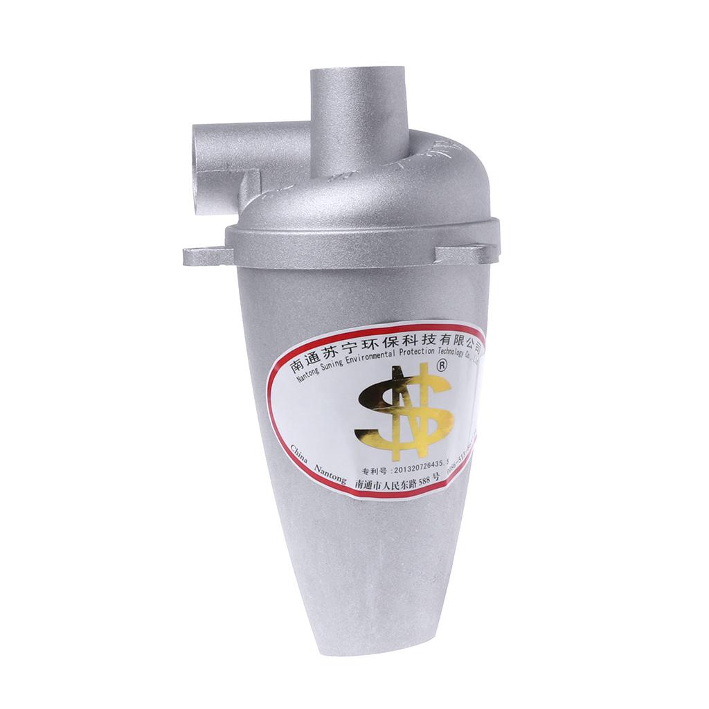 Dust Cyclone DIY Turbocharged Fifth Generation Industrial Dust Collector Canister Vacuum Home Cleaning with Flange Base