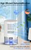 700ml Mini Dehumidifier for Home, Quiet Portable Moisture Absorber with 7-Color Night Light, Compact for Bedroom Wardrobe Closet