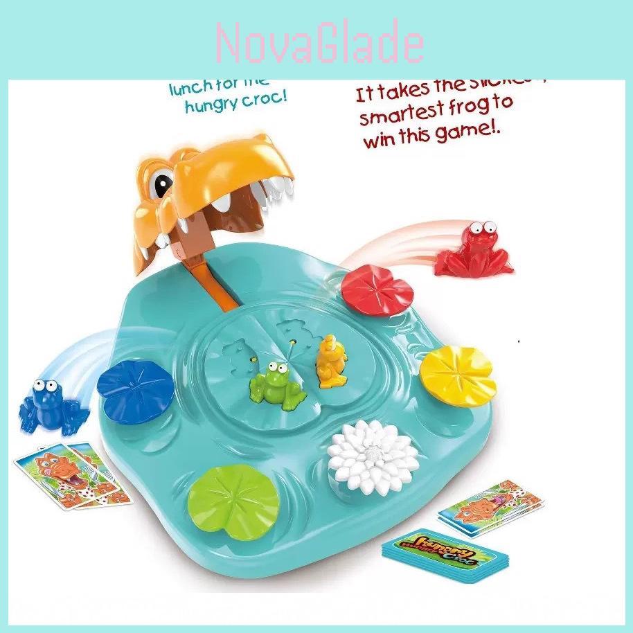 Hungry Croc Chomp Interactive Family Game With Plastic Materials For Kids Cognitive And Motor Skills Development